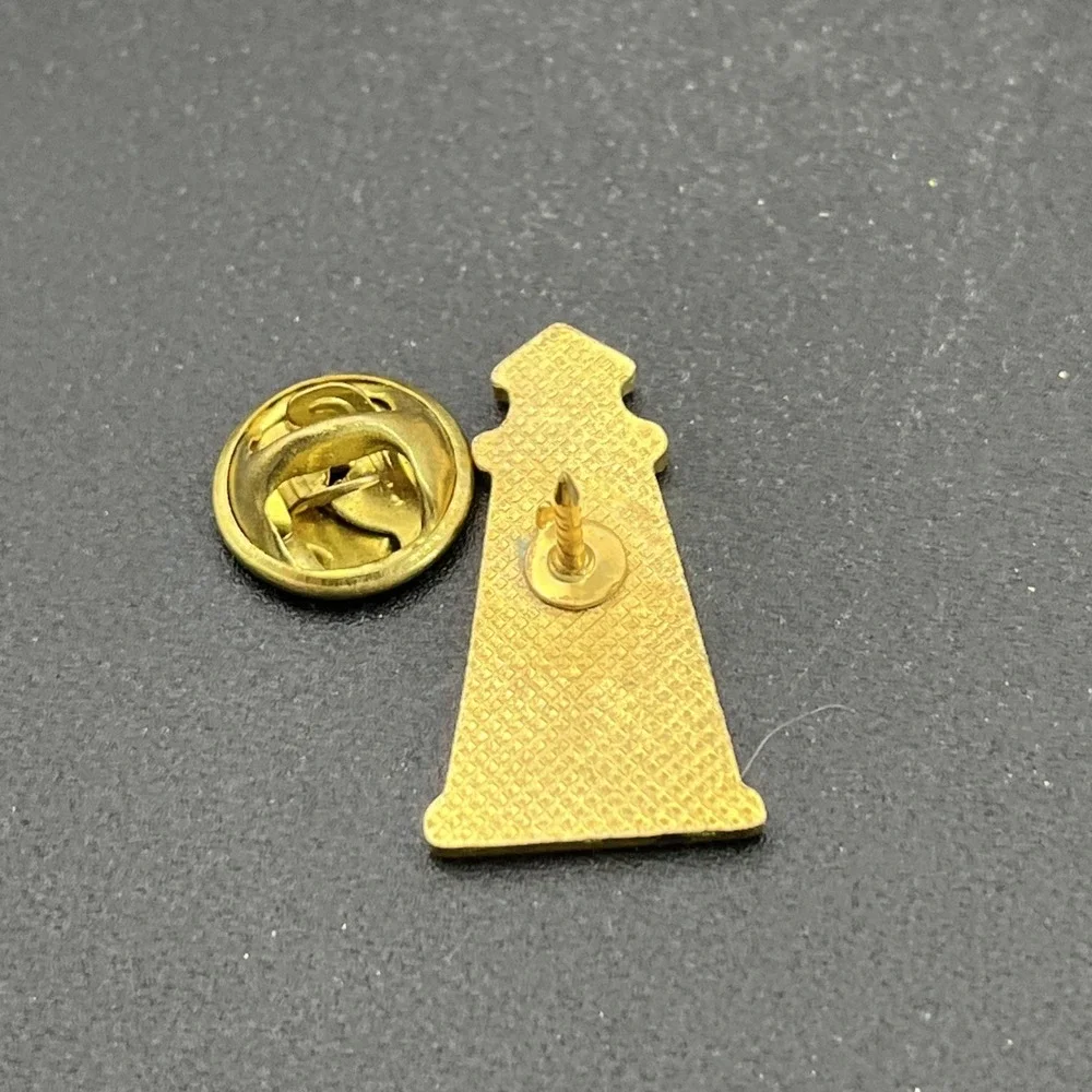 Forest Park Hospital Patient‎ Safety Lighthouse Lapel Hat Pin